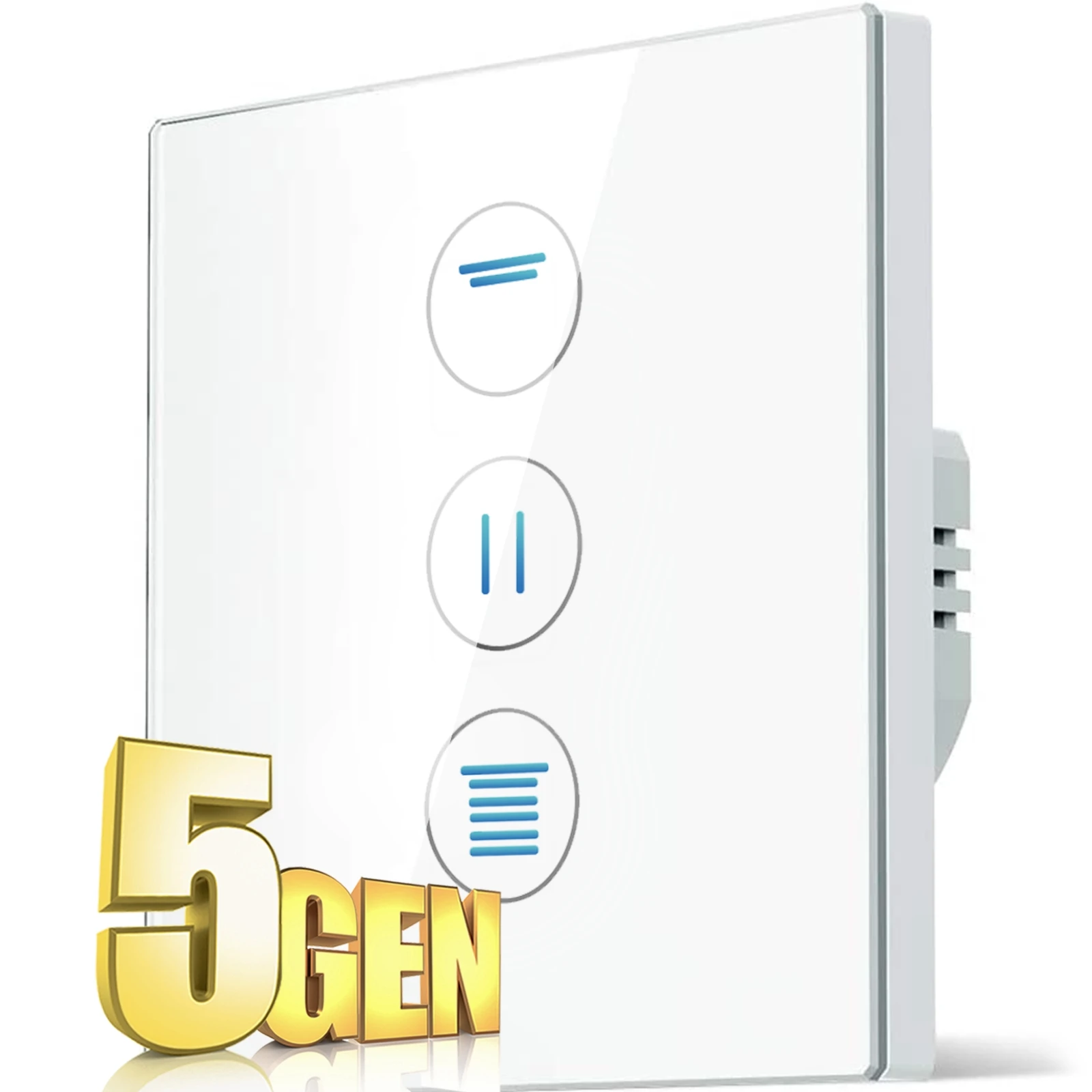 [5th Generation] CURRYDOUBLE Wlan roller shutter switch, percentage function, Siri, Alexa and Google afbeelding