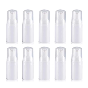 

10Pcs/Set 30Ml Soap Dispenser with White Pump Liquid Multifunctional Foaming Bottle Shampoo Lotion Mini Mousses Leakproof Travel