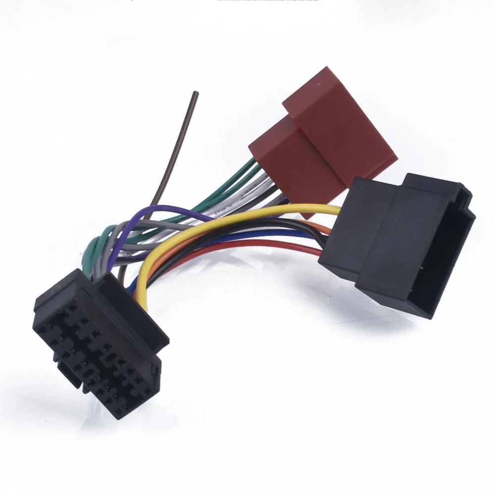 

16Pin Car Stereo Radio Harness ISO for Sony Radio to ISO Radio Play Plug Auto Adapter Wiring Harness Connector