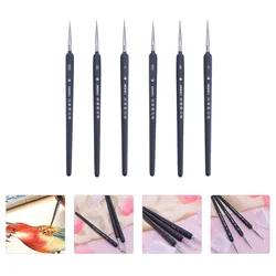 6pcs Artist Paint Brushes Fine Painting Brush Watercolor Oil Painting Pens