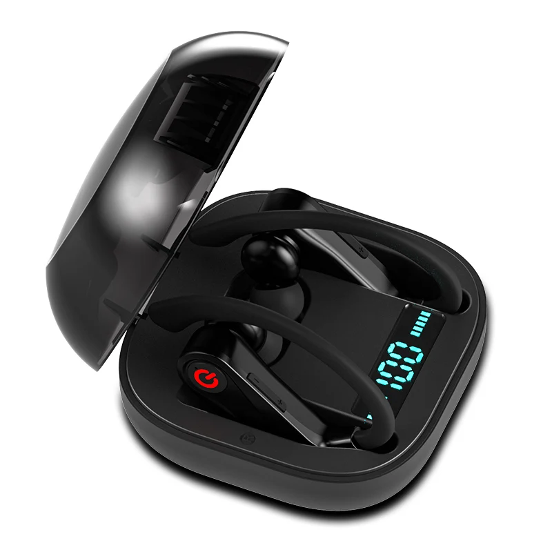 TWS Bluetooth 5,0 беспроводные наушники HBQ Pro Наушники 3D стерео беспроводные наушники Мини водонепроницаемая гарнитура подходит для всех телефонов - Цвет: Q62 black earphones