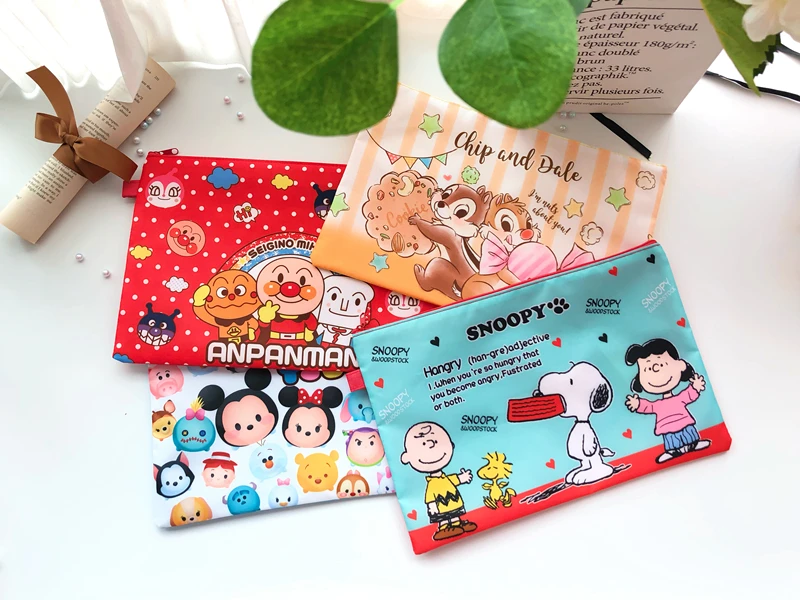 5 шт. мультфильм KT My Melody Две звезды Микки Минни Человек-паук подарок сумка для хранения мелочей Органайзер на молнии