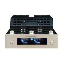 AIYIMA-AMPLIFICADOR DE sonido HIFI con Bluetooth, amplificador de sonido 6J4P, tubo, 160W, Clase AB, potencia, compatible con USB, SD, decodificación sin pérdidas