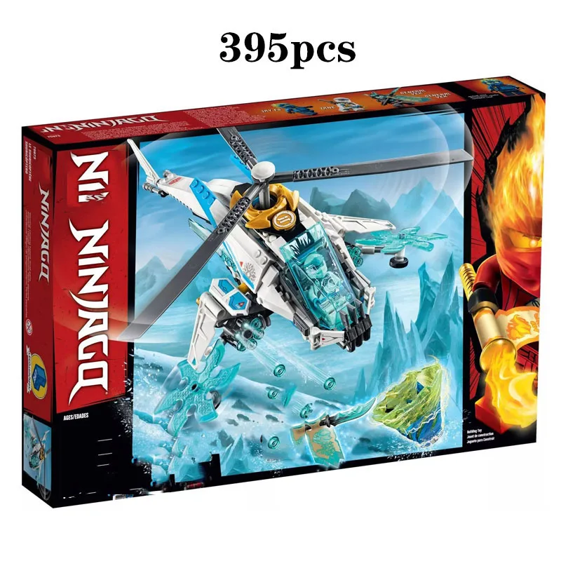 In Stock Ninja Series Bricks Shuricopter Compatible Lepining Ninjagoing 70673 Building Blocks Toys for Children Christmas Gift | Игрушки и