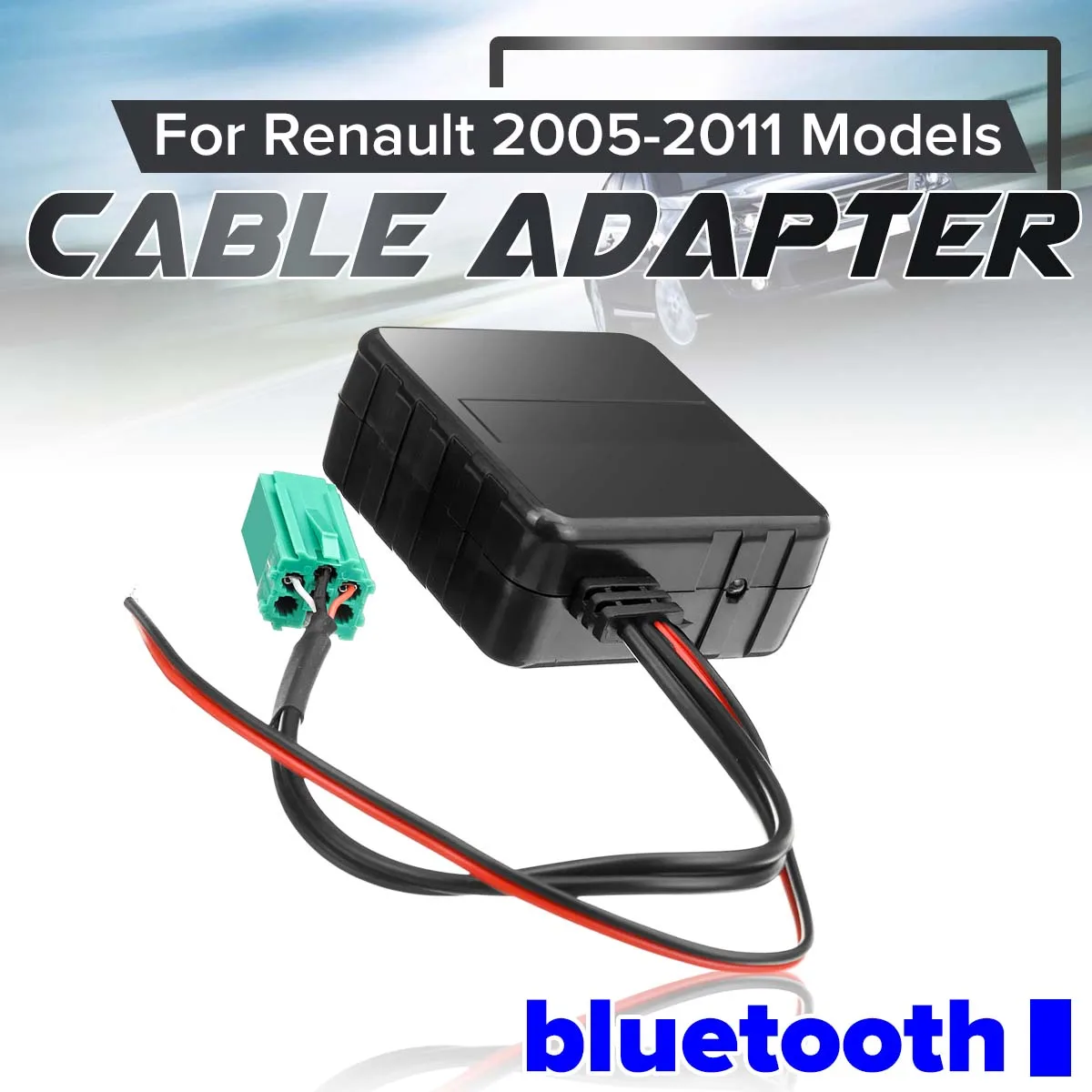 Автомобильный bluetooth модуль Aux кабель-приемник беспроводной музыкальный проигрыватель для Renault 2005-2011 моделей HIFI радио медиа