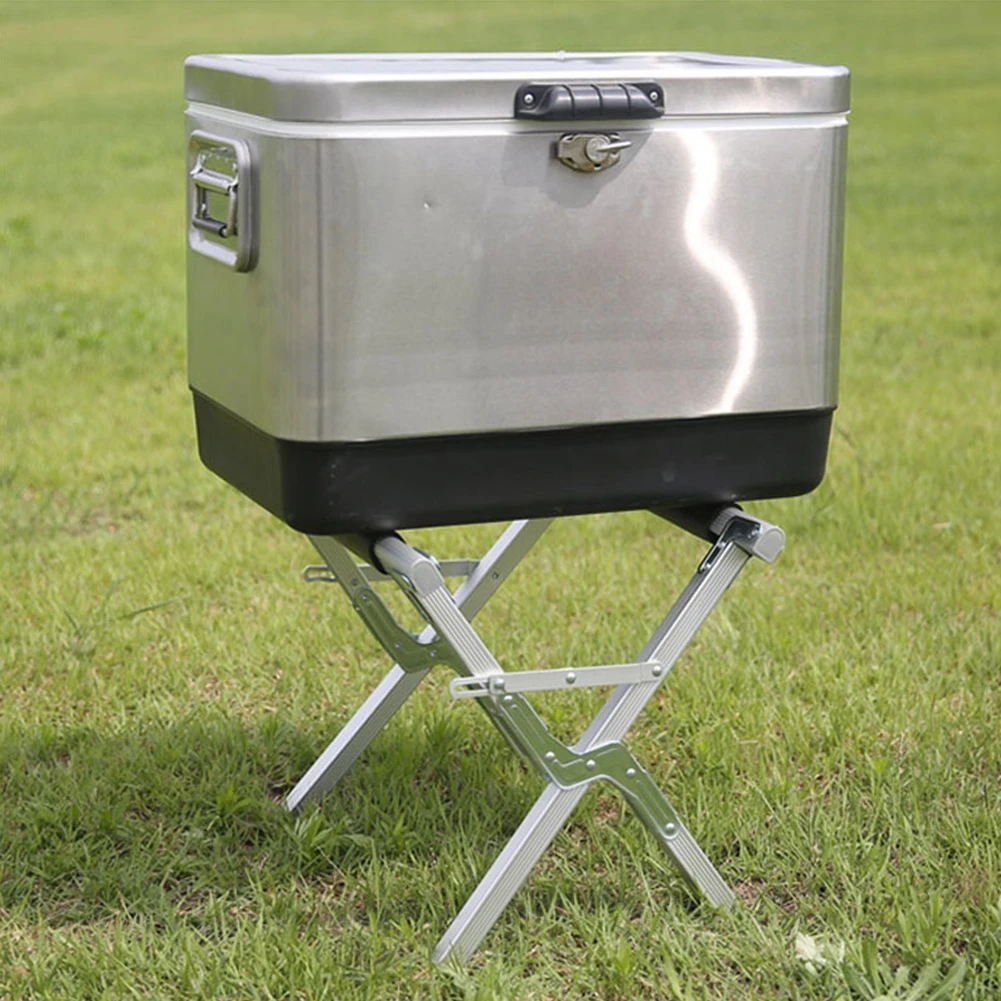 

Storage Incubator Frame Non Slip Aluminum Alloy Camping Folding Rack Box Stand Support Outdoor Portable Adjustable Shelf Picnic
