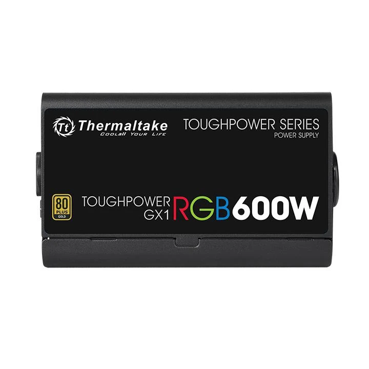Блок питания Thermaltake ATX 600W Toughpower GX1 RGB 80+ gold(24+4+4pin) APFC 120mm fan color LED 8
