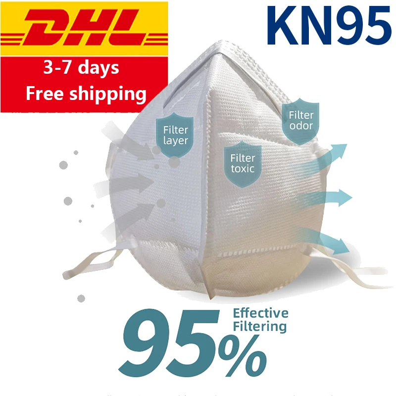 

Masque FFP3 FFP2 Dust Mask Folding Respirator Anti flu Non-woven valved 95% Filter Reusable KN95 N95 Face Mask Valved Face Mask