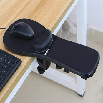 

Computer Hand Bracket Chair Special Black And White Detachable Bracket Mouse Pad Wrist Anti-skid Arm Bracket For Office Supplies