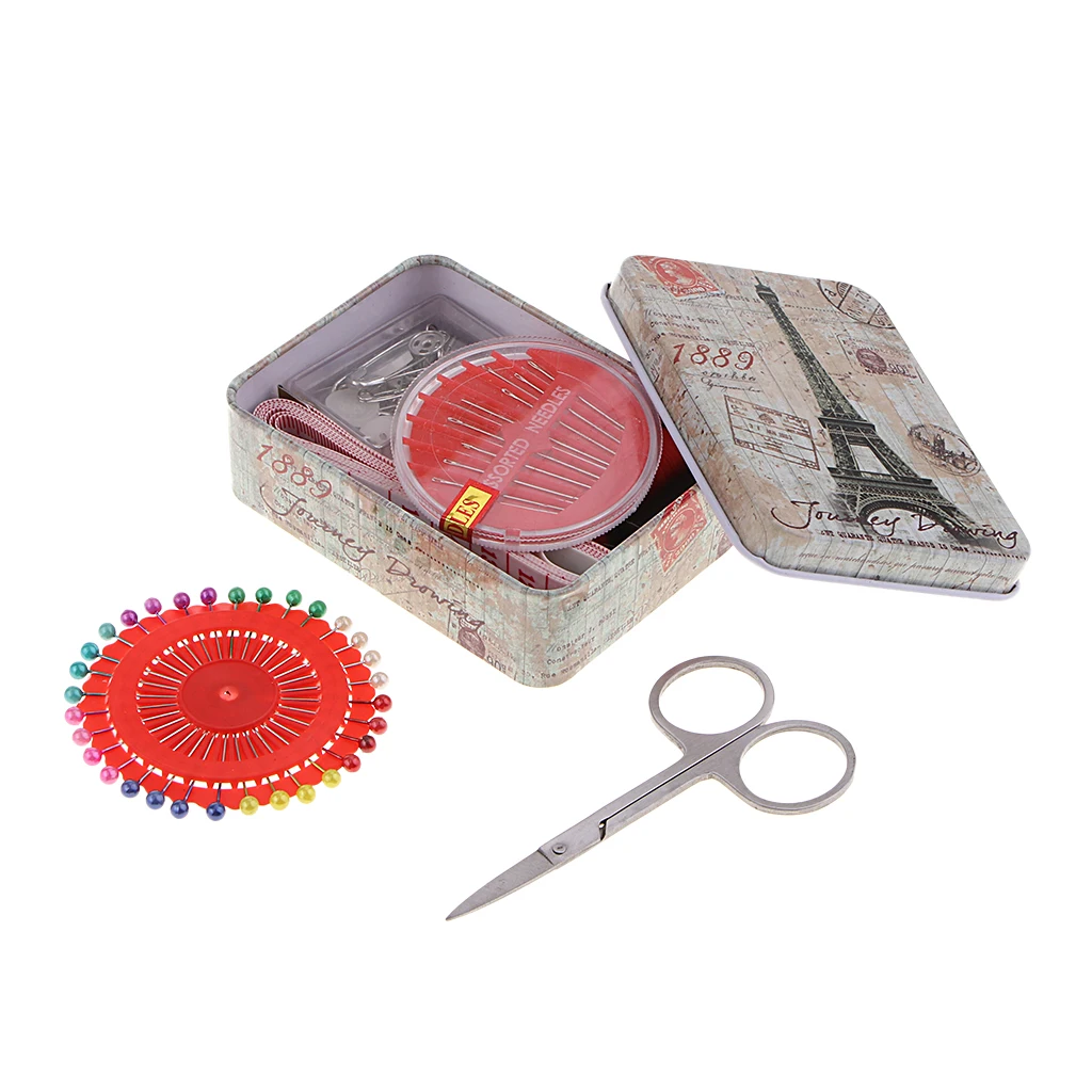 Travel Sewing Kit Needle and Thread Kit with Storage Box Includes Complete Tools for Beginners Tailo Travel Sewing Repair Kit