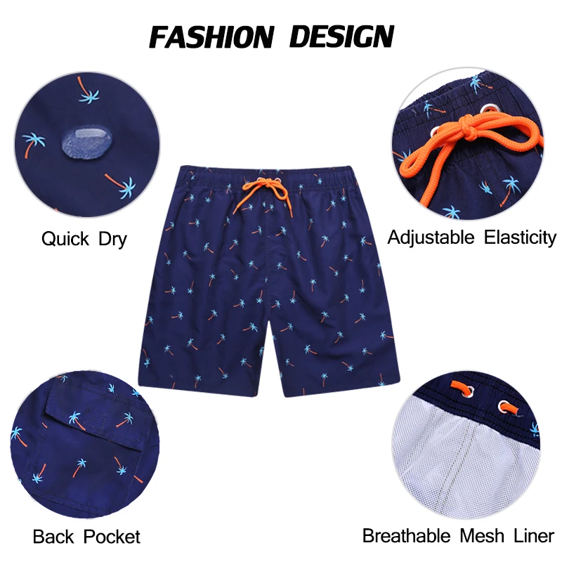 Beach Shorts Summer Quick Dry Mens Board Swimsuits Man Swim Trunks Surf Swimwear Male Athletic Running Gym Pants Datifer Brand swim trunks