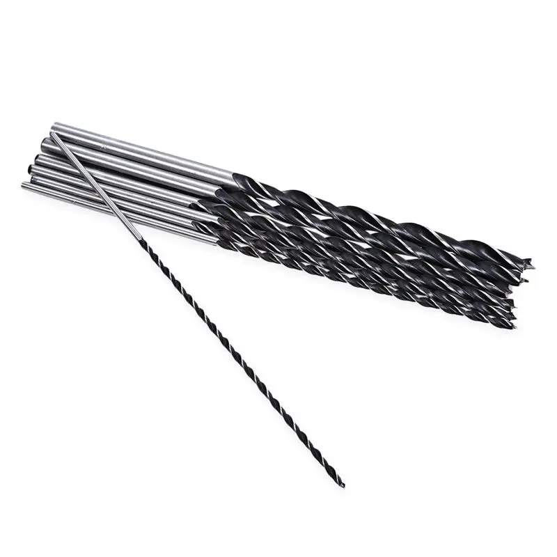 7 шт. X набор длинных сверл по дереву 4 мм 5 мм 6 мм 7 мм 8 мм 10 мм 12 мм x 300 мм Brad Point