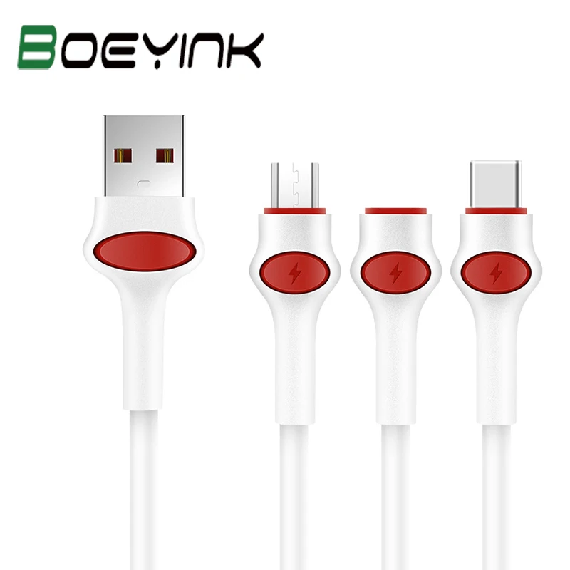 BoeYink 2.4A Micro USB кабель для быстрой зарядки Micro usb кабель для iphone 11 pro max Xiaomi samsung Android кабели для мобильных телефонов 1 м