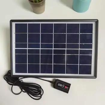 

6V6WSolar Panels USBStabilized Voltage Electric Box Charger Various Mobile Phone Small System Fish Tank Water Pump solar panel
