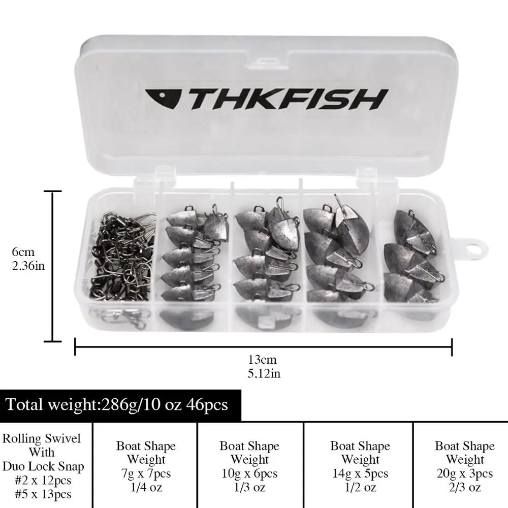 46pcs weight sinkers 46 шт./66 шт. свинцово-рыболовный Вес грузило 5 г 7 г 10 г 14 г 20 г лодка грузило вес s с защелкой Texas снаряжение для рыбалки аксессуары - Цвет: 46pcs weight sinkers
