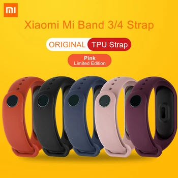 

Original Xiaomi Mi Band 3 4 Strap & Charging Cable for Xiaomi Miband 3 4 NFC Smart Wristband