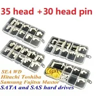 65pcs Полный комплект лабораторная компьютерная расческа для волос набор hdd восстановление данных набор инструментов для замены головки Seagate, Western Digital - Цвет: 65pcs