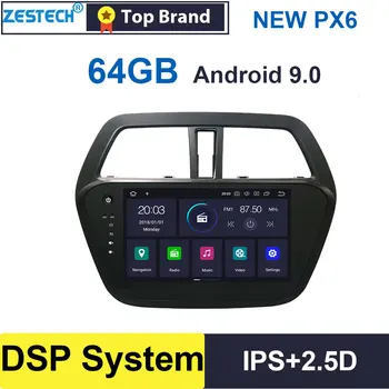 

Android 9.0 2.5D IPS 9" GPS Radio Car DVD Player for Suzuki S-CROSS SX4 2014 Car Headunit Car GPS DVD Multimedia 4GB+64GB SWC