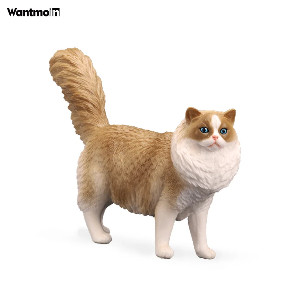 10 Pieces Realistic Cat Figurines Mini Cat Figures Toy Set Kitten Plastic  Learning Educational Playset Party Favors Cake Topper Christmas Birthday