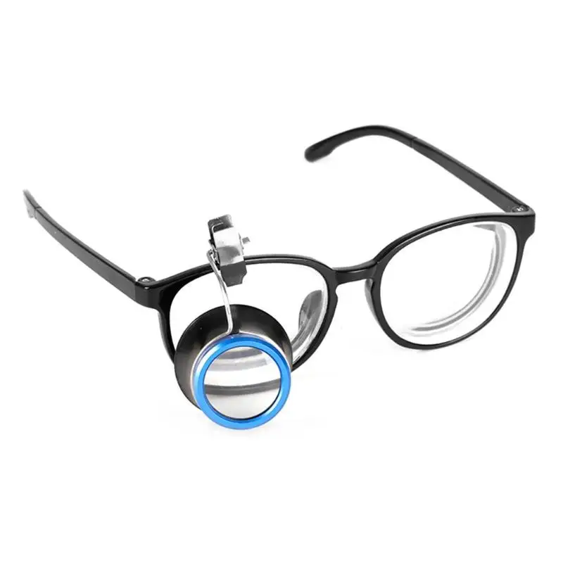 

Clip-On Eyeglass Magnifier Loupes Magnifying Lens Watchmakers Repair Tool