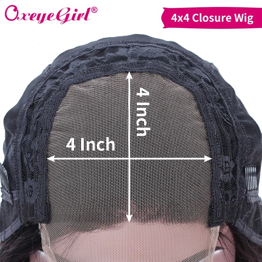 4x4 парики на шнурках бразильские прямые человеческие волосы для черных женщин