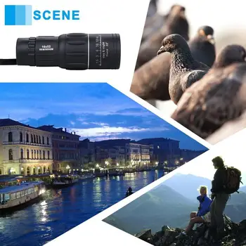 

Monocular Telescope 16X52 16X52 16X52 Dual Focus Single Tube Spotting Scope Compact Outdoor HD