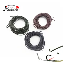 JIGEECARP 2 м поплавок для ловли карпа резиновая трубка мягкая установка силиконовая трубка рукав для ловли карпа резиновая поплавок трубка рыболовная Клеммная Снасть