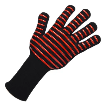 

Heat Resistant Gloves Oven Hot Grilling BBQ Mitts 932℉ Cooking Extreme Kitchen(only 1 Pc)