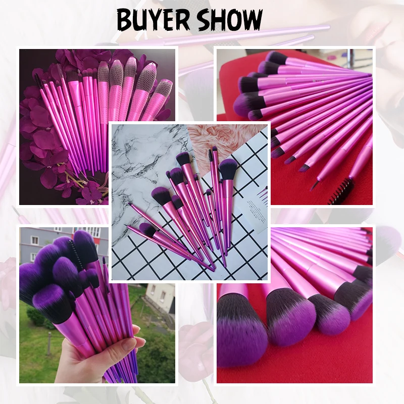 

10Pcs Set Makeup Brushes Foundation Blending Blush Make up Brush Cosmetics Beauty tool Kit Set