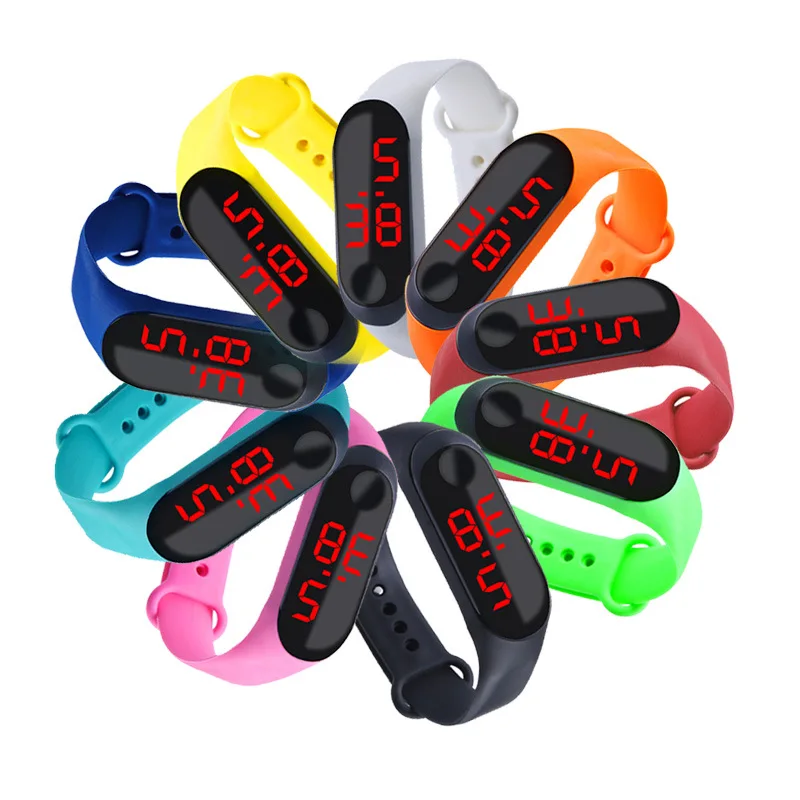 

Millet 3 S Electronic Watch Waterproof LED Touch Control Creative Sports-Style Electronic Watch Gift