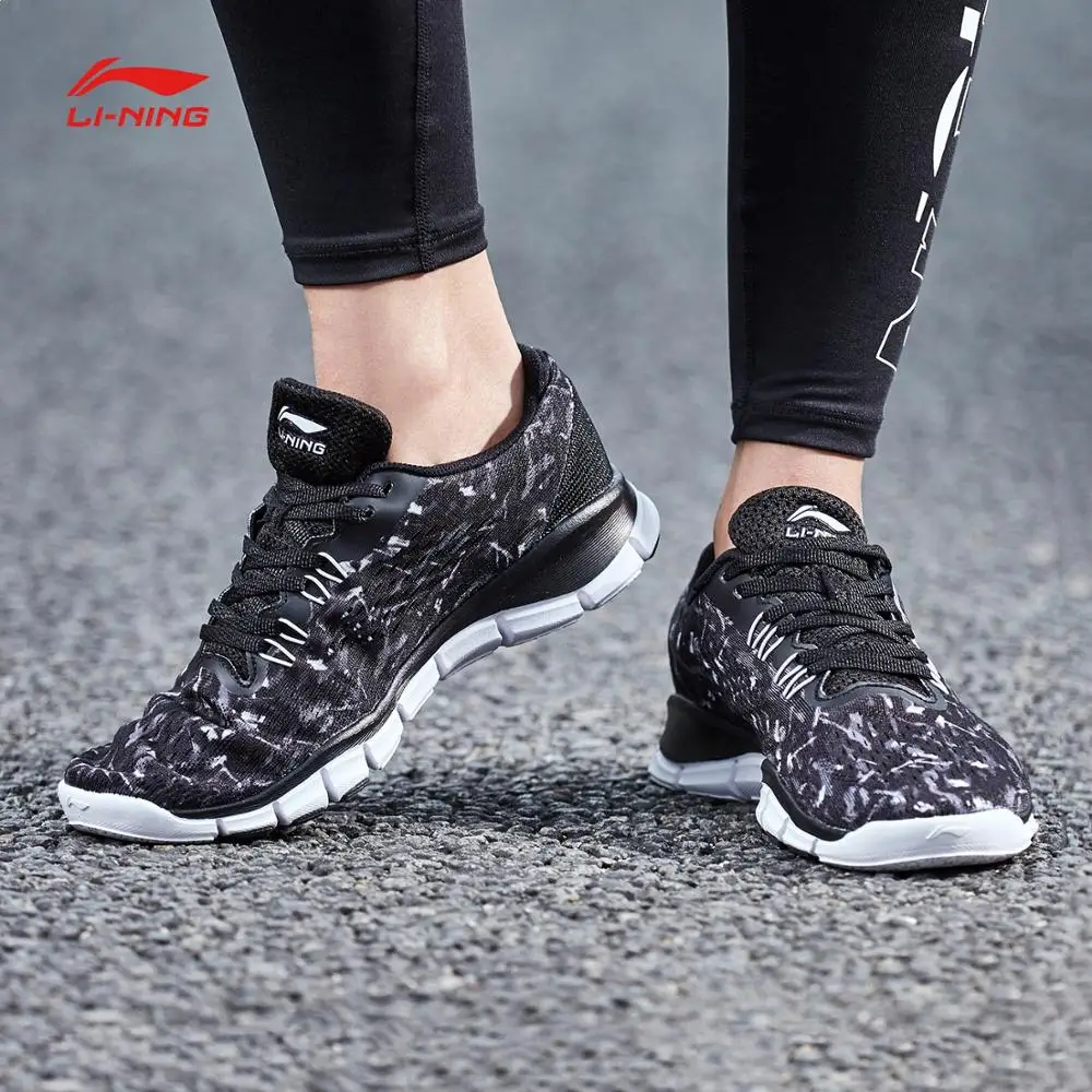 Женские кроссовки для тренировок Li Ning дышащие эластичные подкладка спортивная