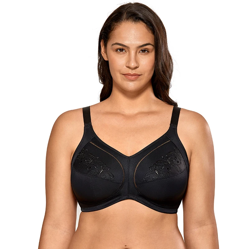 Full Coverage Bra Wire Free Bra, Cotton Coverage Wire