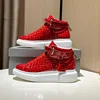 Men Alligator Pattern High Top Sneakers Lock Lace Flats Glossy Real Leather Newest Designer Boots Men‘s Casual Shoes 3