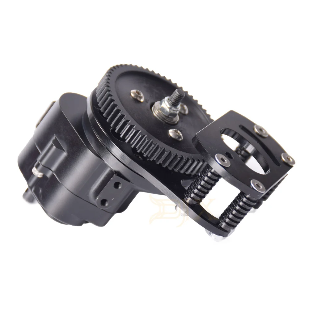 Caixa de Engrenagens Velocidade com Montagem da Engrenagem do Motor para 1 Metal Transmissão Única - 10 rc Rastreador Carro Rc4wd D90 D110 Gelande 2 Djx r3 5 4 ??