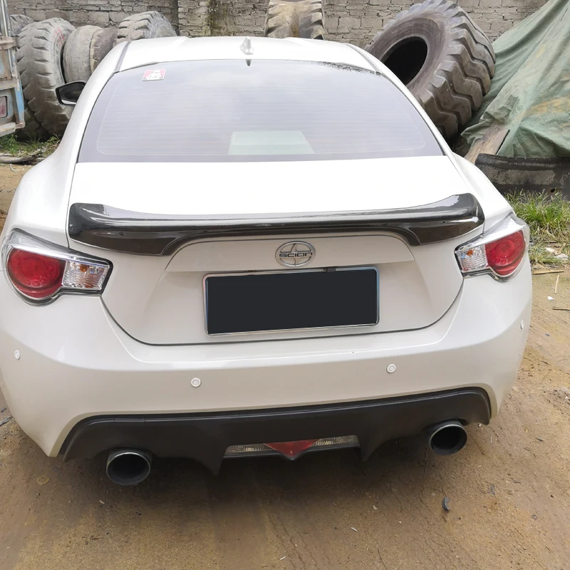 Subaru BRZ для хвостовой части автомобиля машина коробочного типа frp праймер и карбоновый спойлер из материала для Toyota GT86 2012 2013