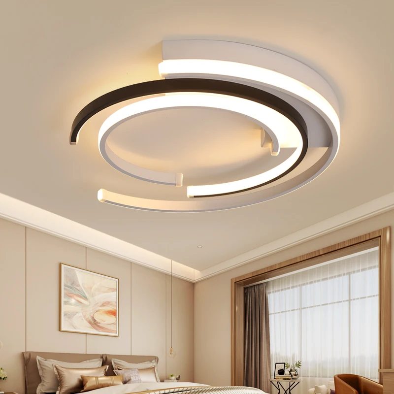 Блеск потолочные светильники Светодиодный светильник для Гостиная Спальня Lustre de п plafonnier светодиодный потолочный светильник для дома