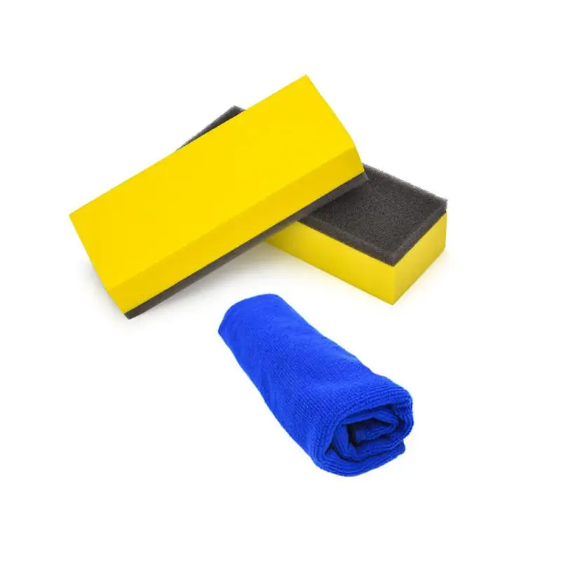 

Automobiles Plated Glass Coating Tools Kit Sponges and Towels Auto Cleaning Cleaner polisher Waxing Car Accessories Clean Tools