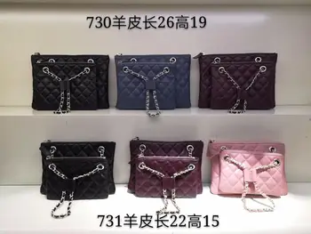 

free shipping the new style fashion Composite genuine leather sheepskin women one shoulder bag crossbody bag 4 color 2 size