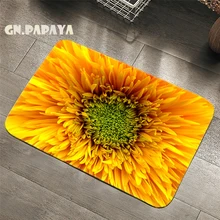 Ковер в скандинавском стиле с цветочным рисунком, богемный коврик для ванной комнаты, коврики для туалета, ковер для кухни, коврик с хризантемами, Впитывающий Коврик для двери
