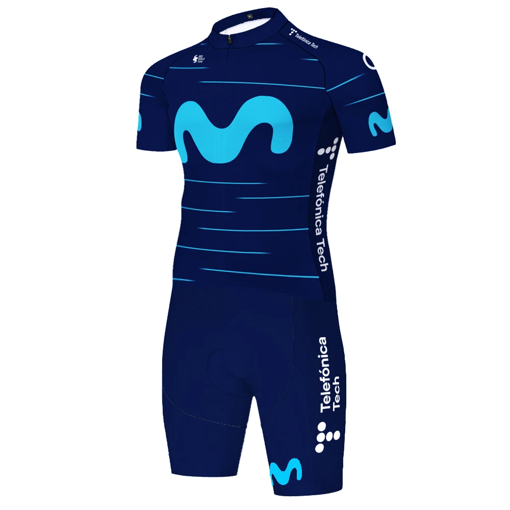 Maillot vélo hiver pro MOVISTAR 2023 noir