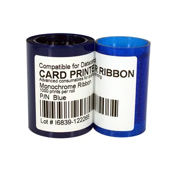 

1000 Printings DC285B Blue Ribbon For Datacard SP25 SP30 SP35 SP55 SP75 CP40 CP60 CP80 Printers