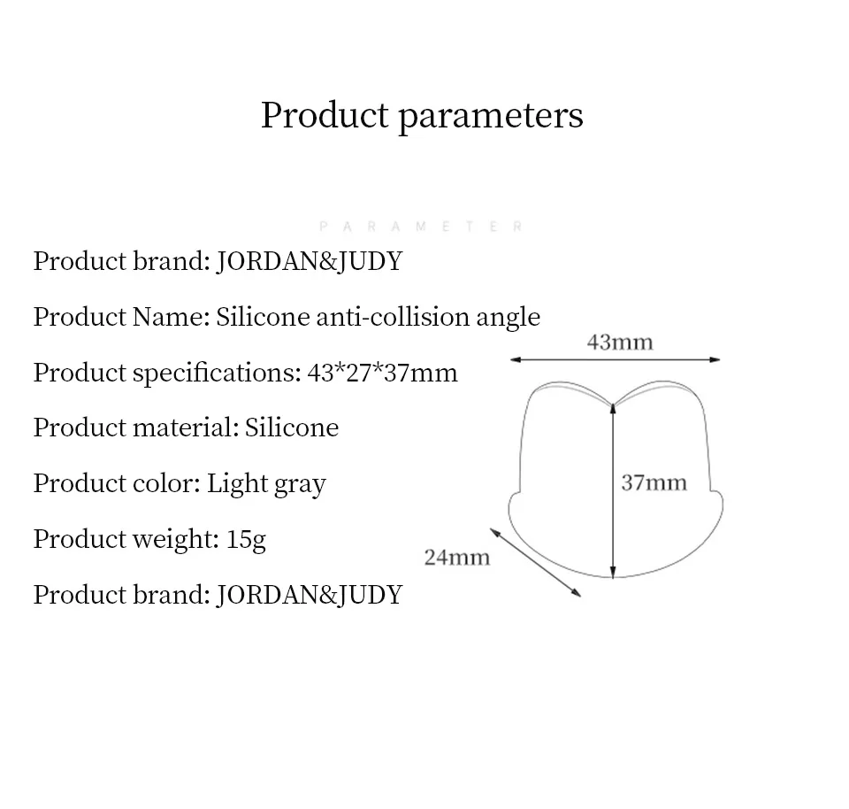 Xiaomi JORDAN& JUDY силиконовый ударопрочный угловой детский стеклянный стол Защитная угловая наклейка ударопрочный чехол