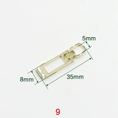 5pcs 5# металлические ползунки для молнии кулон, мгновенная фиксация/ремонт/замена молнии ползунки кулон, DIY молния аксессуары на сумки/одежды - Цвет: 5pcs