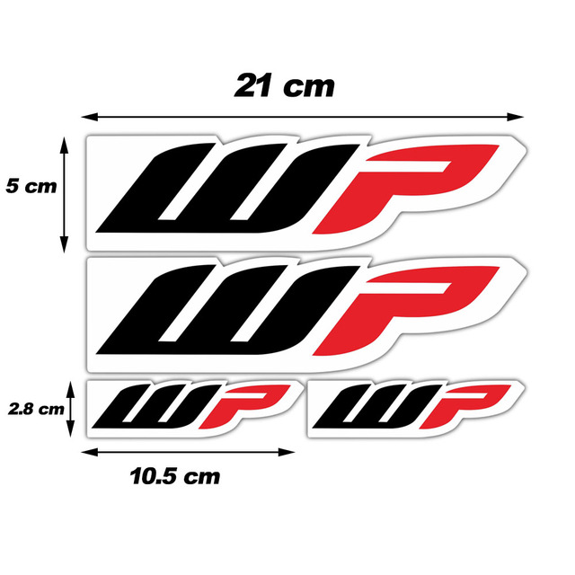 WP Fork Stickers Suspension Shocker Damper Motorcycle Accessori Decal for Duke RC KTM 200/390/690/1090 Kawasaki Honda