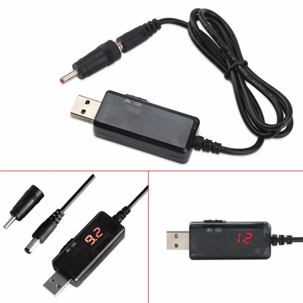 Ihens5 силовой конвейер USB 5 В к DC 12 В 3,5 мм X 1,35 мм usb-адаптер, кабель усилитель питания для маршрутизатора Автомобильное устройство