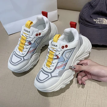 

2020 Fashion Women White Sneakers White Shoes Tenis Feminino Platform 2020 Women Casual Black Shoes Basket Femme Sneakers