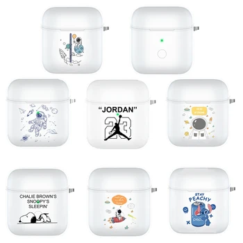 

Earphone Case For QCY T8 Soft TPU Protective Cover with Anti-lost Buckle for Wireless Bluetooth Headset Charging Box Acc