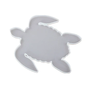

Beach Turtle Whale Tray Resin Mold Round Rectangle Serving Tray Coaster Mold 634D