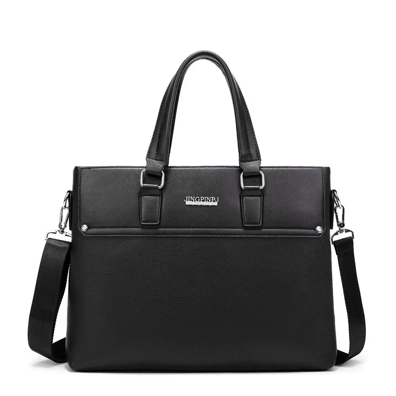Роскошная брендовая кожаная мужская сумка для ноутбука, портфель, модная мужская деловая сумка, повседневная кожаная сумка-мессенджер для мужчин