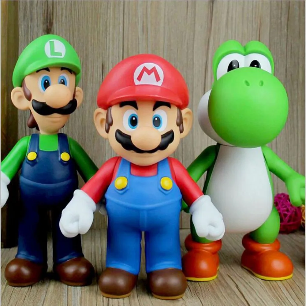 

10" 25CM large size doll Toys action Super Mario Figures model A027